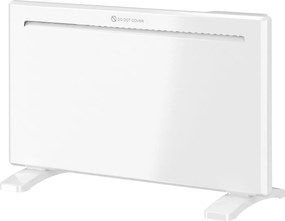 HOMCOM Inteligentny panel grzewczy 1500 W, wolnostojący/montaż ścienny, ogrzewanie elektryczne z 7-dniowym timerem, wykrywanie otwartego okna, ochrona przed mrozem, biały | Aosom PL