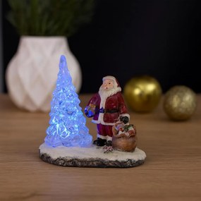 Stroik LED, Mikołaj z choinką