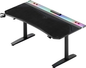 Podkładka ochronna na biurko Diablo X-Forge 160 cm, Burned Black
