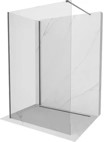 Mexen Kioto ścianka prysznicowa Walk-in 140 x 95 cm, transparent, gun metal - 800-140-212-95-00-095