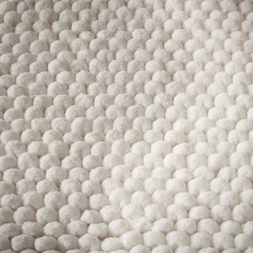 Biały dywanik łazienkowy 50x120 cm Aspen Bobble – Bianca