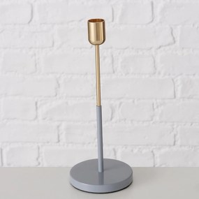 Świeczniki metalowe na jedną świecę TELMO, 2 sztuki