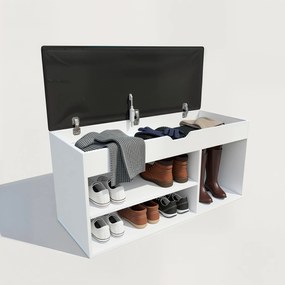 Szafka na buty z siedziskiem TRIA, 80 x 43 x 30 cm