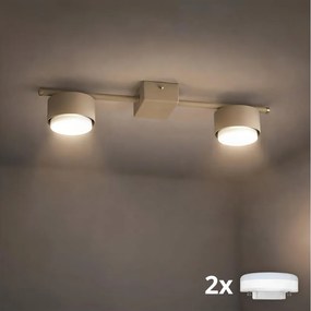 Brilagi - Oprawa punktowa LED MONO 2xGX53/13W/230V beżowa