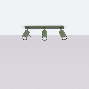 Zielona lampa sufitowa 6x45 cm Etna – Nice Lamps