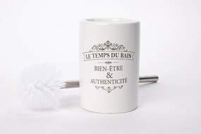 Pojemnik na szczotkę wc VINTAGE, ceramika
