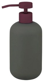 Ciemnozielony dozownik do mydła ceramiczny 120 ml Lotus Play – Mette Ditmer Denmark
