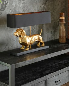 Lampa stołowa Gold Dog 48cm