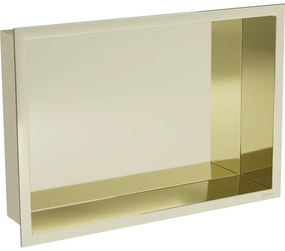 Mexen X-Wall-R półka wnękowa z kołnierzem 45 x 30 cm, złota - 1950453010
