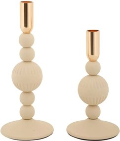 Metalowe świeczniki zestaw 2 szt. Aster – Mauro Ferretti