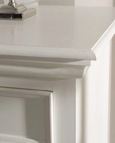Komoda Brighton 3 szuflady + 3 drzwi white