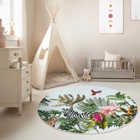 Dywan dziecięcy odpowiedni do prania ø150 cm Jungle – Mila Home