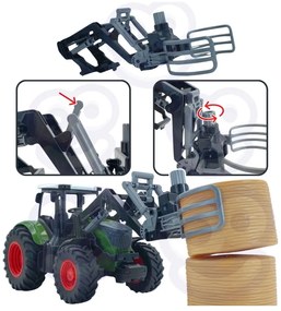 Woopie zestaw maszyn rolniczych traktor ciągnik zagroda mini farma osada rolnicy
