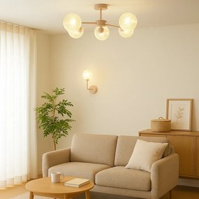 Pięcioramienna lampa sufitowa E7-T63