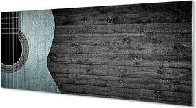 Szklany Panel Struny Gitary