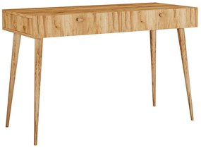 Skandynawskie biurko z szufladami dąb craft - Esto 6X