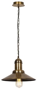 Lampa wisząca w kolorze brązu z metalowym kloszem ø 30 cm Sivani – Opviq lights