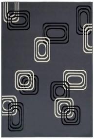 Dywan  nowoczesny Kwadraty szary 140 cm x 200 cm