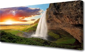 Fotoobraz na płótnie Kaskada nad Górską Przepaścią
