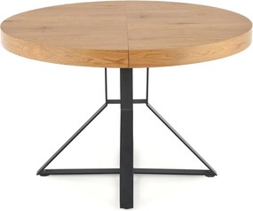 Okrągły stół rozkładany w stylu industrialnym Mercy