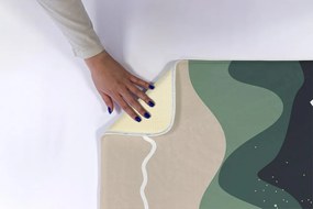 Dywanik antypoślizgowy do łazienki Dywanik antypoślizgowy do łazienki Geometryczny Wzór