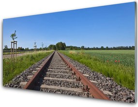 Szkło Ozdobne do Kuchni Zapomniane Tory Kolejowe