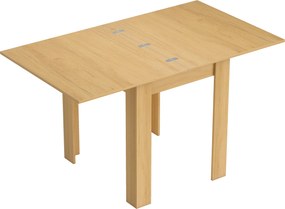 HOMCOM Stół rozkładany 70/140 x 80 cm Nowoczesny stół jadalniany dla 4–6 osób Oszczędzający miejsce do kuchni i jadalni | Aosom PL