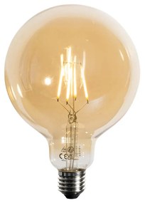 Zestaw 5 Żarówka LED E27 z 3-stopniowym ściemnianiem, złoto, G125, 4W, 450lm, 2700K