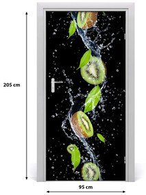 Naklejka na drzwi do domu samoprzylepna Kiwi