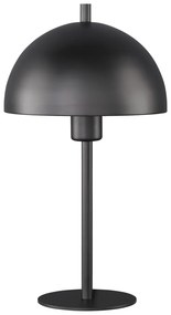 Czarna lampa stołowa z metalowym kloszem (wysokość 33,5 cm) Kia – Fischer &amp; Honsel