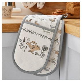 Podwójna bawełniana łapka Cooksmart ®Country Animals