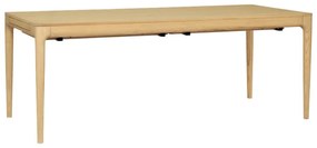 Rozkładany stół z litego drewna dębowego 90x200 cm Heart'n'Soul – UMAGE