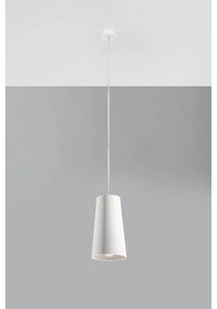 Biała ceramiczna lampa wisząca Nice Lamps Armica