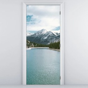 Fototapeta na drzwi - Górski krajobraz (95x205cm)