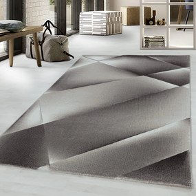 Dywan nowoczesny Costa geometria brązowy 140 cm x 200 cm