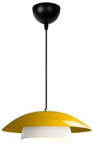 Lampa wisząca na przewodzie MOONLIGH 1xE27/40W/230V żółta