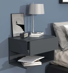 Drewniana ściana wisząca stolik nocny Usal XL 45cm