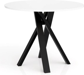 Stół do jadalni Ivo z okrągłym blatem 90 cm