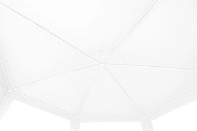 Pawilon ogrodowy z oknami 2x2x2m, namiot ogrodowy, biały Gardella-WW