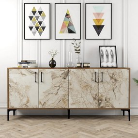 Szafka Kiev Walnut and White Marble