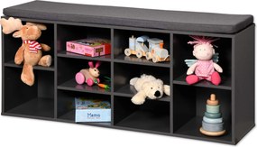 Szafka na buty z siedziskiem, 10 półek, Kesper