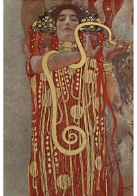 Obraz – reprodukcja 60x90 cm Hygieia, Gustav Klimt – Fedkolor