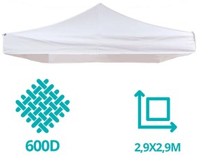 Plandeka na pawilon, kilka rodzaji-2,9x2,9 metrowa plandeka