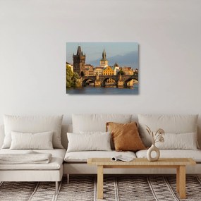 Obraz na szkle - Most Karola (70x50 cm)