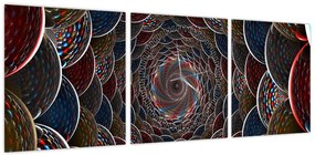 Obraz - Wir (z zegarem) (90x30 cm)