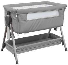 Jasnoszara dostawka do łóżka dla niemowlaka Z0-W92