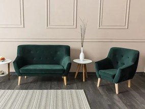 Fotel NORDIC 1 VELVET zielony SIGNAL