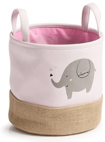Materiałowy kosz z uszami do przenoszenia, Ø 25 cm