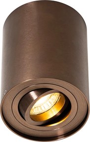 Nowoczesny reflektor sufitowy ciemnobrązowy, regulowany i obrotowy - Rondoo Up