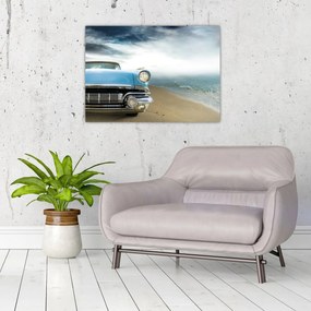 Obraz - Kabriolet w stylu vintage (70x50 cm)